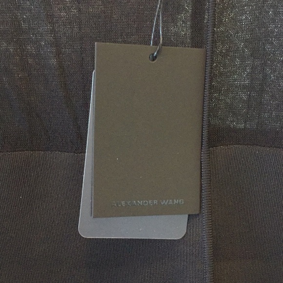 NWT Alexander Wang Bodycon Cap Sleeve Dress - Picture 7 of 8